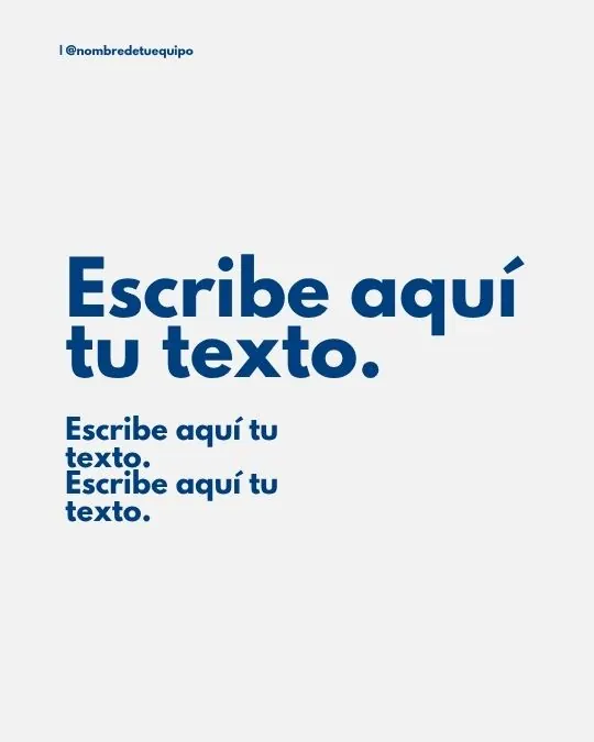 Plantilla de fondo claro con titular grande